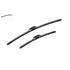 BOSCH A118S Aerotwin Flat Wiper Blade Front Set (600 / 400mm   Bayonet Arm Connection) for Renault MEGANE Coupe, 2008 2016