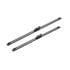 BOSCH A209S Aerotwin Flat Wiper Blade Front Set (600 / 530mm   Pinch Tab Arm Connection) for Volvo XC 90, 2002 2014