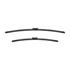 BOSCH A221S Aerotwin Flat Wiper Blade Front Set (700 / 550mm   Pinch Tab Arm Connection) for Citroen C5, 2008 2017