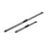 BOSCH A300S Aerotwin Flat Wiper Blade Front Set (600 / 340mm   Top Lock Arm Connection) for Nissan PULSAR, 2012 Onwards