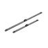 BOSCH A524S Aerotwin Flat Wiper Blade Front Set (650 / 450mm   Side Pin Arm Connection) for BMW 5 Series Touring, 2010 2017