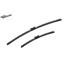 BOSCH A539S Aerotwin Flat Wiper Blade Front Set (650 / 400mm   Top Lock Arm Connection) for Toyota AVENSIS Estate, 2009 Onwards