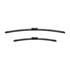 BOSCH AM310S Aerotwin Flat Wiper Blade Front Set with Spoiler (650 / 475mm   Fits Multiple Wiper Arms) for Volvo S40 II, 2004 2012