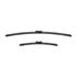BOSCH AM246S Aerotwin Flat Wiper Blade Front Set with Spoiler (650 / 380mm   Fits Multiple Wiper Arms)