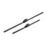 BOSCH AR652S Aerotwin Flat Wiper Blade Front Set (650 / 450mm   Hook Type Arm Connection with Integrated Sprayers) for Renault AVANTIME, 2001 2003