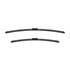 BOSCH A639S Aerotwin Flat Wiper Blade Front Set (650 / 530mm   Slim Top Arm Connection) for Audi A6 Avant, 2011 2018