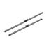 BOSCH A718S Aerotwin Flat Wiper Blade Front Set (725 / 625mm   Pinch Tab or Top Lock Arm Connection) for Vauxhall ASTRA GTC Mk VI, 2011 2015