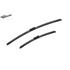 BOSCH A721S Aerotwin Flat Wiper Blade Front Set (600 / 400mm   Top Lock Arm Connection) for Opel MOKKA, 2020 Onwards
