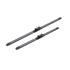BOSCH A860S Aerotwin Flat Wiper Blade Front Set (600 / 475mm   Slim Top Arm Connection) for Audi Q2, 2016 Onwards