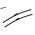 BOSCH A017S Aerotwin Flat Wiper Blade Front Set (555 / 555mm   Claw Type Arm Connection) for Audi A6, 2004 2011