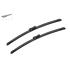BOSCH A208S Aerotwin Flat Wiper Blade Front Set (500 / 500mm   Pinch Tab Arm Connection) for BMW 1 Series Coupe, 2007 2013