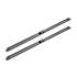 BOSCH A035S Aerotwin Flat Wiper Blade Front Set (650 / 650mm   Side Pin Arm Connection) for Volkswagen Touareg 2010   2018