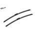 BOSCH A052S Aerotwin Flat Wiper Blade Front Set (530 / 530mm   Top Lock Arm Connection) for Skoda ROOMSTER, 2006 2015