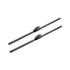 BOSCH AR609S Aerotwin Flat Wiper Blade Front Set (600 / 600mm   Hook Type Arm Connection with Integrated Sprayers) for Opel MOVANO Combi, 1998 2010