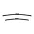 BOSCH A011S Aerotwin Flat Wiper Blade Front Set (550 / 450mm   Pinch Tab Arm Connection) for Mercedes GLK CLASS, 2008 Onwards