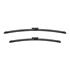 BOSCH A113S Aerotwin Flat Wiper Blade Front Set (600 / 500mm   Top Lock Arm Connection) for Landrover DISCOVERY V VAN, 2016 Onwards