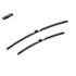 BOSCH A728S Aerotwin Flat Wiper Blade Front Set (650 / 500mm   Slim Top Arm Connection with Integrated Sprayers) for Audi A8 2017 Onwards