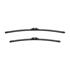 BOSCH A957S Aerotwin Flat Wiper Blade Front Set (650 / 550mm   Pin Style Arm Connection) for Renault SCENIC, 2003 2009