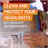 ArmorAll Headlight Restorer Wipes Kit