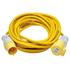 Draper 35062 Defender Arctic Extension Lead, Yellow, 110V, 16A, 2.5mm², 10m