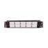 Volkswagen Polo 2014 2016 Front Bumper Grille, Centre Section, Matte Dark Grey, With Chrome Moulding, TuV Approved