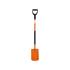Flat spade with DY handle
