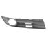 Volkswagen Touran 2007 2010 RH (Drivers Side) Front Bumper Grille, Matte Black, With Fog Lamp Hole