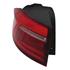Left Rear Lamp (Outer, On Quarter Panel, Standard Bulb Type, Bright Red, Supplied With Bulbholder) for Volkswagen GOLF SPORTSVAN 2014 on