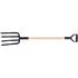 DIGGING FORK, 4 TEETH, T HANDLE