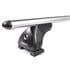 Helio Black, pair of aluminium roof bars   L   127 cm RAILING KIT FOR ALUMIA BARS 