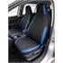 CHAMPION Style Seat Covers with Fixed Headrests (Black/Blue) For Citroen C ZERO 2010 Onwards