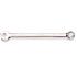 17 MM Combination Wrenches, Open & Offset Ring Ends, Long Series, Bright Chrome Plated