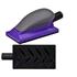 3M™ Hookit™ Purple+ Handblock Multi Hole, 70 mm x 127 mm, 05170