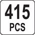 TRIM CLIPS ASSORTMENT FORD 415 PCS