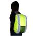 Hi Vis  Reflective Water Resistant Bag Cover with Meshpocket in Neon Yellow