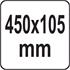WOODEN MITER BOX 450x105MM
