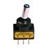 Toggle switch with led, 3 terminals    12 24V   Blue     20A