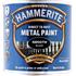 Hammerite Direct To Rust Metal Paint   Smooth Black   250ml