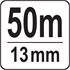 STEEL MEASURING TAPE 50 M X 13 MM