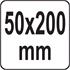 F CLAMP 200x50MM