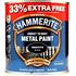 Hammerite Direct To Rust Metal Paint   Smooth Black   750ml