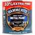 Hammerite Direct To Rust Metal Paint   Hammered Black   750ml +33 EF