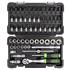 JBM 59 Pieces Tool Case With 3/8 Hex Sockets   Zinc Finish 