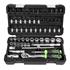 JBM 59 Pieces Tool Case With 3/8 Hex Sockets   Zinc Finish 