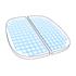 Travel, gel seat cushion