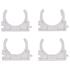 PE PIPE HOLDER 32MM 4PCS