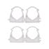 SELF LOCKING PIPE CLIPS 28MM 4PCS