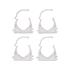 SELF LOCKING PIPE CLIPS 32MM 4PCS