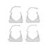 SELF LOCKING PIPE CLIPS 40MM 4PCS