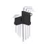 HEX KEY W. BALL SET 9PCS 2 10MM CrV